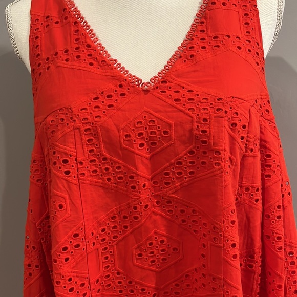 Maeve/Anthropology Eyelit Dress w/pockets - Picture 2 of 4